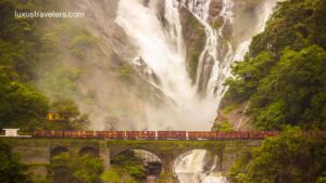 Read more about the article Travel Tips: Exploring the Spectacular Dudhsagar Waterfalls by Train, Flight, Bus, or Car